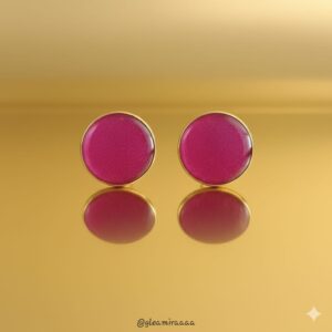 everlasting bloom resin stud earrings