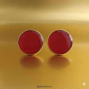 everlasting bloom resin stud earrings