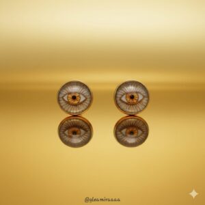 everlasting bloom resin stud earrings