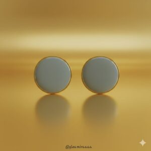 everlasting bloom resin stud earrings