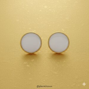 forest jewel enamel studs