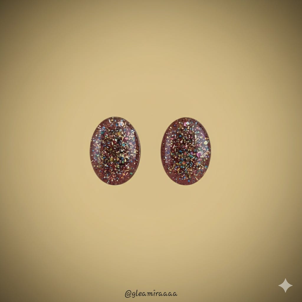 coral glow stud earrings coral glow stud earrings