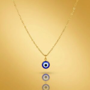 evil eye protection gold chain necklace