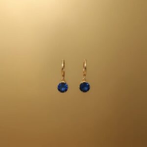 dazzling cherry drop earrings