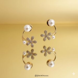dazzling cherry drop earrings