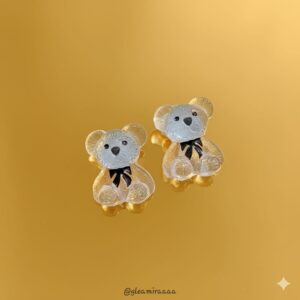 dazzling oval drop earrings".