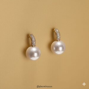 dazzling oval drop earrings".
