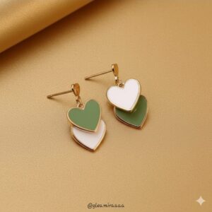 dazzling oval drop earrings".