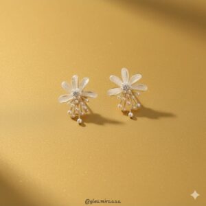 "crystal butterfly studs"