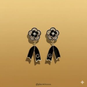 "crystal butterfly studs"