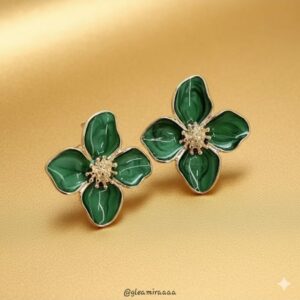 "crystal butterfly studs"