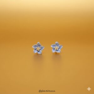 "crystal butterfly studs"