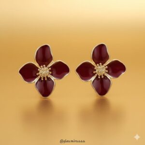 noir glamour drop earrings