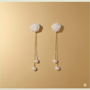 emerald green crystal square stud earrings: