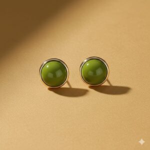 golden shimmer drop earrings