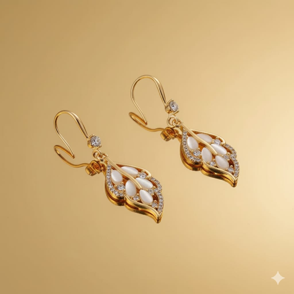 pastel enamel floral pearl drop earrings pastel enamel floral pearl drop earrings