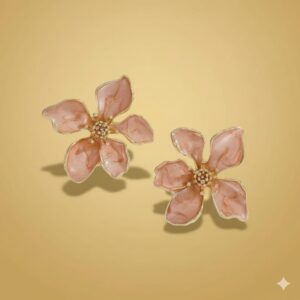 cascading butterfly drop earrings