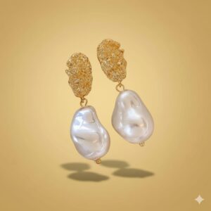 cascading butterfly drop earrings