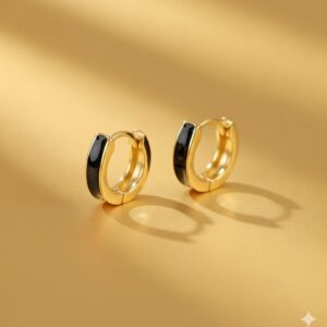 crystal butterfly & pink bead drop earrings