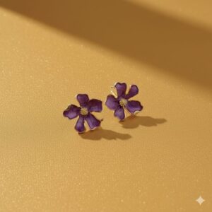 mermaid tail pearl drop earrings