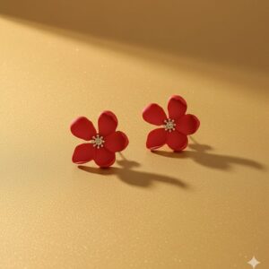 mermaid tail pearl drop earrings