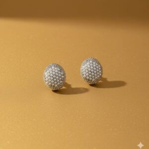 elegant petal drop earrings.